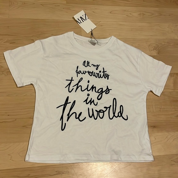 Zara graphic T shirt from France - Picture 1 of 4
